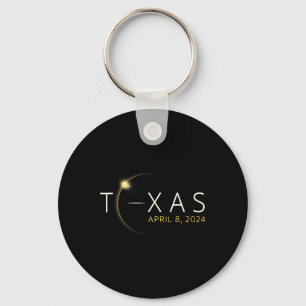 Solar Eclipse 2024 Staat Texas Total Solar Eclipse Schlüsselanhänger