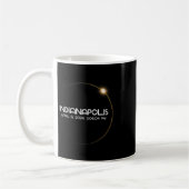 Solar Eclipse 2024 Stadt Kaffeetasse (Links)