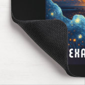 Solar Eclipse 2024 Starry Night Mousepad (Ecke)