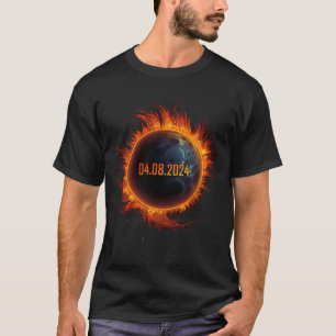 Solar-Eclipse 2024 Sun-Eclipse insgesamt 1 T-Shirt