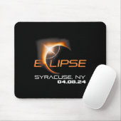 Solar Eclipse 2024 Syrakus New York Mousepad (Mit Mouse)
