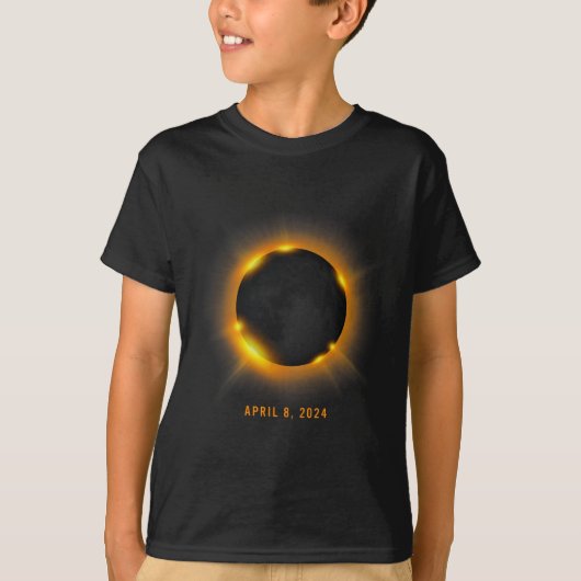 Solar Eclipse 2024 T-Shirt (Vorderseite)
