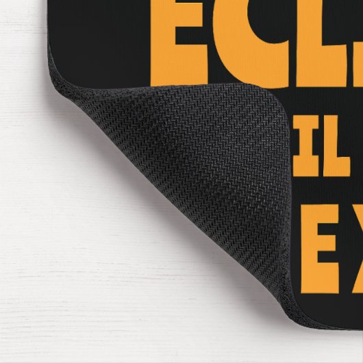 Solar Eclipse 2024 Texas Mousepad (Ecke)