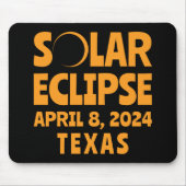 Solar Eclipse 2024 Texas Mousepad (Vorne)