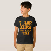Solar Eclipse 2024 Texas T-Shirt (Vorne ganz)