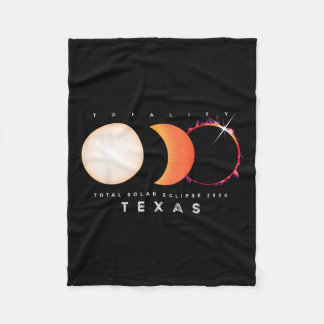 Solar Eclipse 2024 Texas Total Eclipse America Gra Fleecedecke
