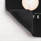 Solar Eclipse 2024 Texas Total Eclipse America Gra Mousepad (Ecke)
