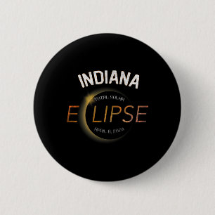 Solar Eclipse 2024 Total Solar Eclipse Staat Indie Button