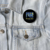 Solar Eclipse 2024 Totalität April 8 Männer Frauen Button (Beispiel)