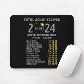 Solar Eclipse 2024 Totalität April 8 Männer Frauen Mousepad (Mit Mouse)