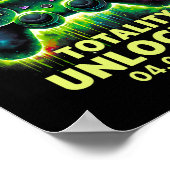 Solar Eclipse 2024 Videospiel Poster (Ecke)