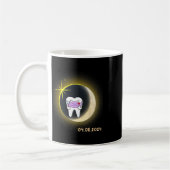 Solar-Eclipse-2024-Zähne-Zahnarztklammern Kaffeetasse (Links)