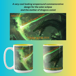 Solar Eclipse 2024 Zweifarbige Tasse