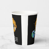 Solar Eclipse 2025 FotoTram Personalisiert Pappbecher (Rechts)