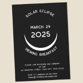 Solar Eclipse 2025 Party Einladung anzeigen