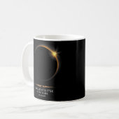 Solar Eclipse 2026 Celestial Astronomy Kaffeetasse (Vorderseite Links)