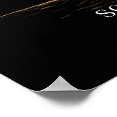 Solar Eclipse 2026 Iceland Celestial Poster (Ecke)