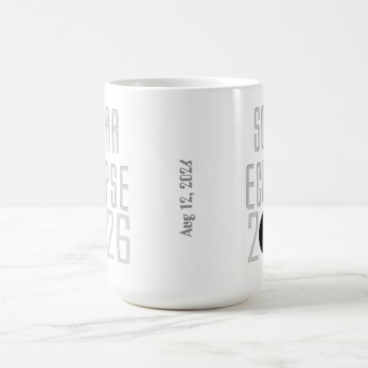 Solar Eclipse 2026 Kaffeetasse (Mittel)