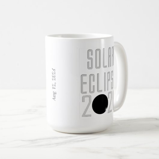 Solar Eclipse 2026 Kaffeetasse (VorderseiteRechts)