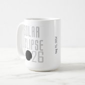 Solar Eclipse 2026 Kaffeetasse (Vorderseite Links)