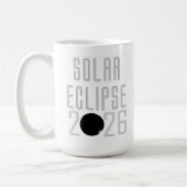 Solar Eclipse 2026 Kaffeetasse (Links)