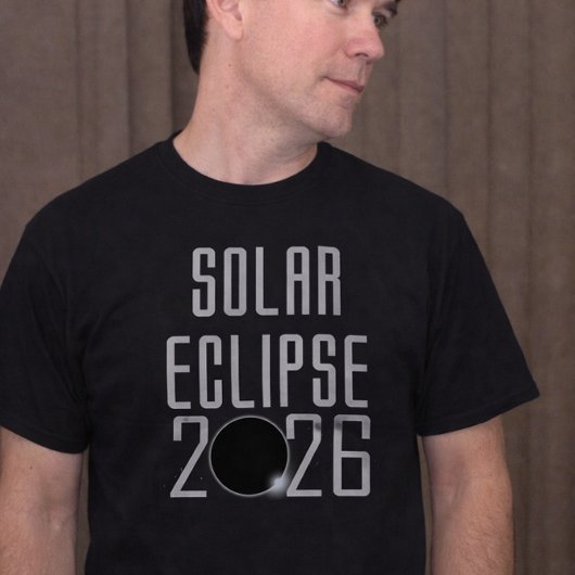 Solar Eclipse 2026 T-Shirt