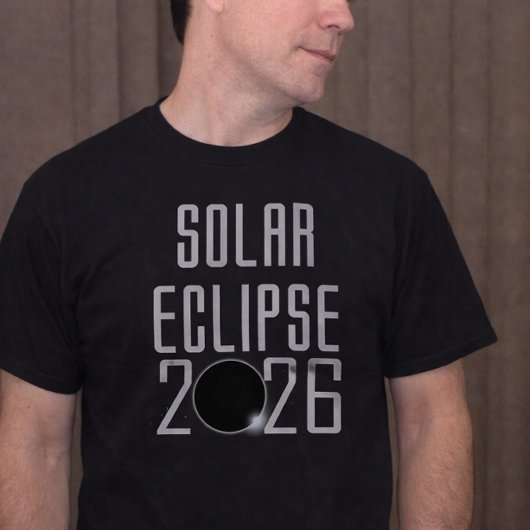 Solar Eclipse 2026 T-Shirt