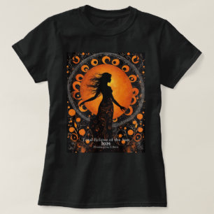 Solar Eclipse 2 Seite IHRES Text Sun Dancer T-Shirt
