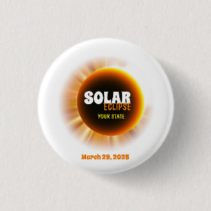 Solar Eclipse 3/29/2025 Benutzerdefinierter Text Button