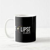 Solar Eclipse 4.08.24 2024 Erwachsene Kinder Ameri Kaffeetasse (Links)