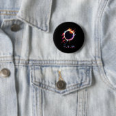 Solar Eclipse 4.8.24 Totality Event 2024 Souvenir Button (Beispiel)