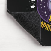 Solar-Eclipse 8-4-2024 Eclipse mit Sun Mousepad (Ecke)