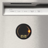 Solar Eclipse 8. April 2024 Magnet (In Situ (Geschirrspüler))