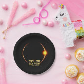 Solar Eclipse 8. April 2024 Pappteller (Party)