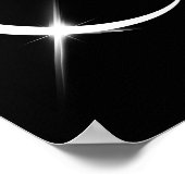 Solar Eclipse 8. April 2024 Poster (Ecke)