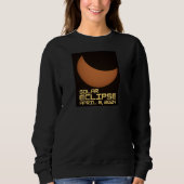 Solar Eclipse 8. April 2024 Sweatshirt (Vorderseite)