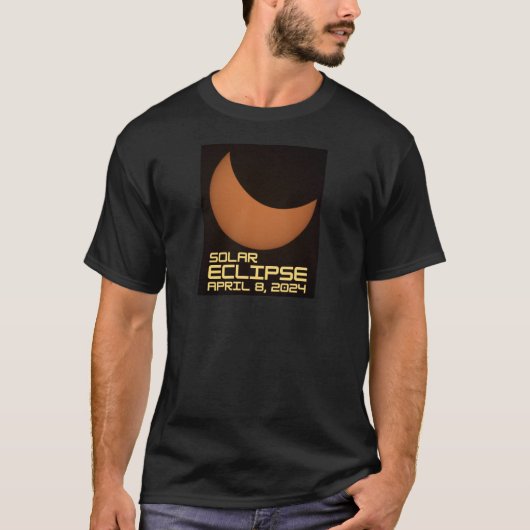 Solar Eclipse 8. April 2024 T-Shirt (Vorderseite)