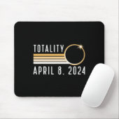 Solar Eclipse 8. April 2024 Totality Solar Eclipse Mousepad (Mit Mouse)