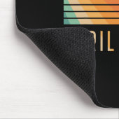 Solar Eclipse 8. April 2024 Totality Solar Eclipse Mousepad (Ecke)