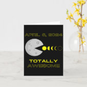 Solar Eclipse - 8. April Karte (Gelbe Blume)
