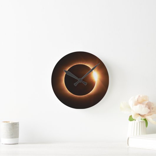 Solar Eclipse Acrylic Clock Runde Wanduhr (Zuhause)