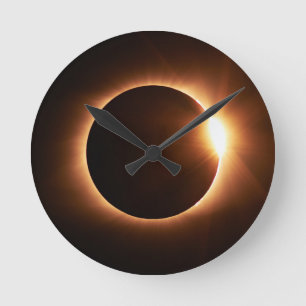 Solar Eclipse Acrylic Clock Runde Wanduhr
