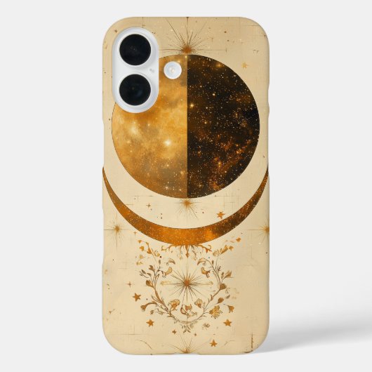 Solar Eclipse Alchemy Phone Case (Rückseite)