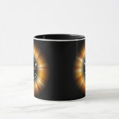 Solar Eclipse American Event 3/29/2025 INDIVIDUELL Tasse (Zentrum)