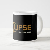 Solar Eclipse American Event 3/29/2025 Tasse (Vorderseite Rechts)