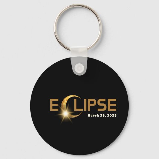 Solar Eclipse American Event 3/29/2025 Tasse Schlüsselanhänger (Vorderseite)