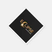Solar Eclipse American Event 3/29/2025 Tasse Serviette (Ecke)
