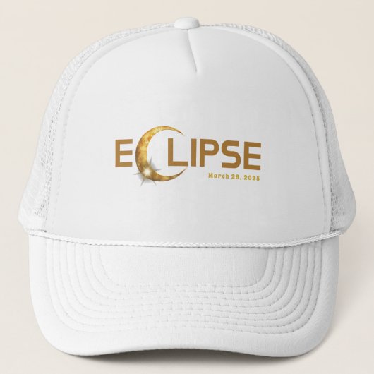 Solar Eclipse American Event 3.29.2025 Truckerkappe (Vorderseite)