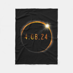 Solar Eclipse American Totality Spring 40824 Fleecedecke