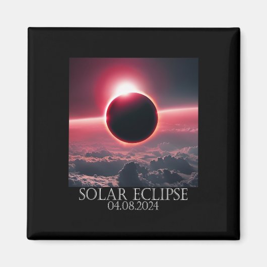 Solar Eclipse April 2024 04,08,24 Magnet (Vorne)